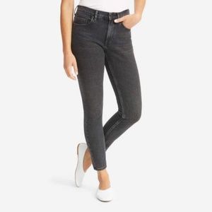 EVERLANE Jeans Size 26 Mid Rise Ankle Skinny Dark Wash Acadamia